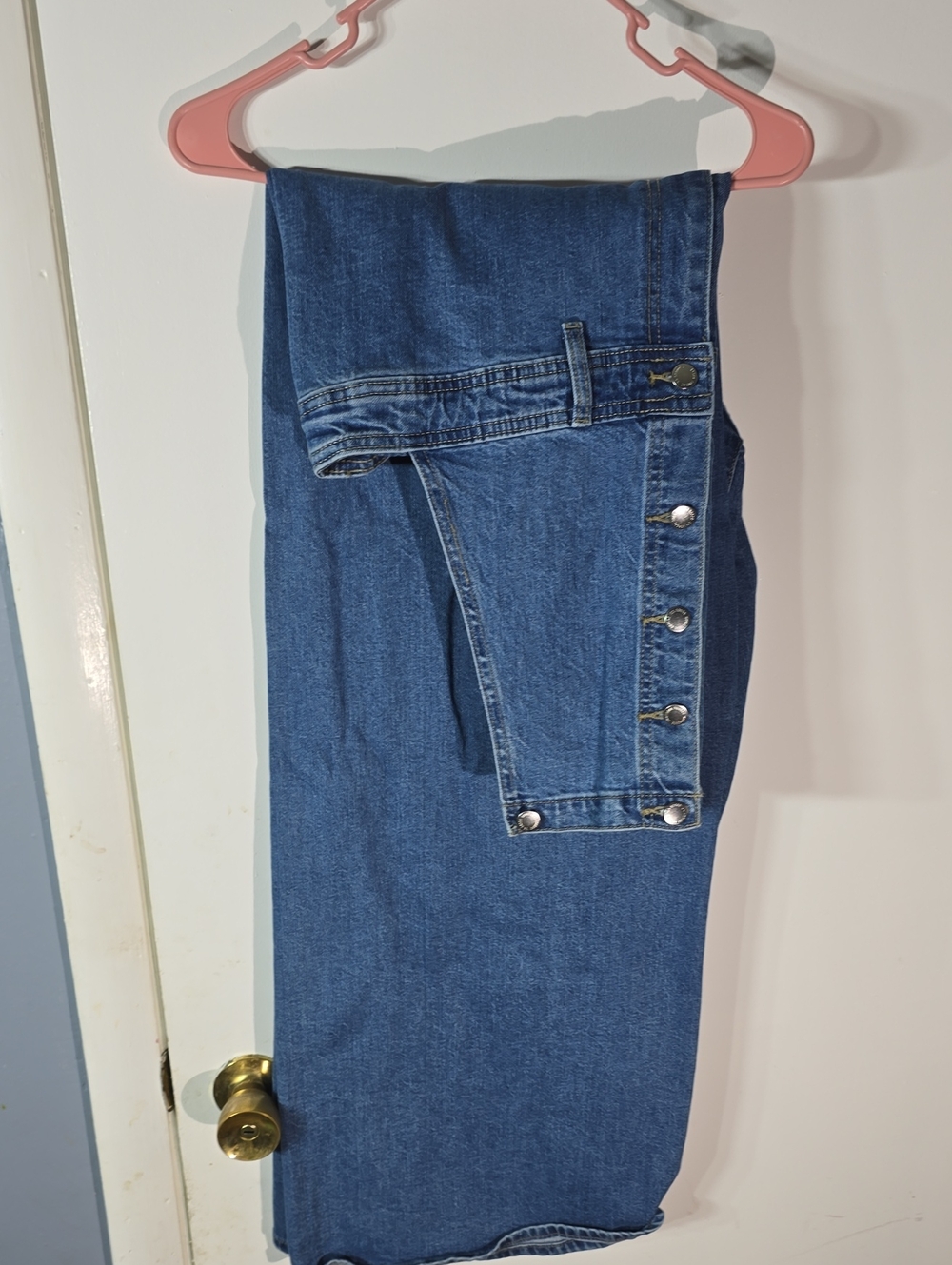 Universal Thread Dark Blue Flair Overalls